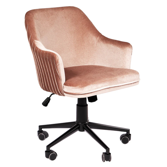 Adelyn Swivel Vanity Chair Pink