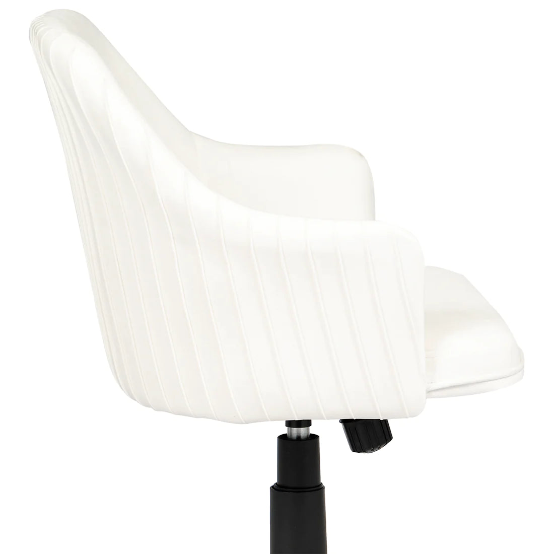 Adelyn Swivel Vanity Chair WHITE
