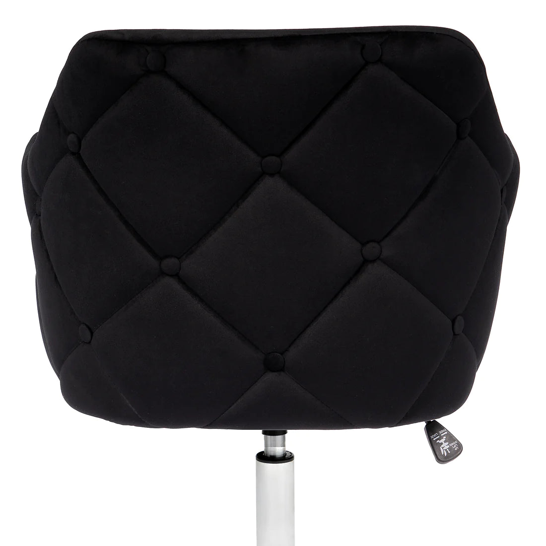Pearl Tufted Office Chair (Black Velvet)