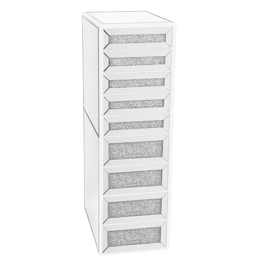 Adele Hollywood Makeup Vanity Station Chest White Queen Vanity Outlet