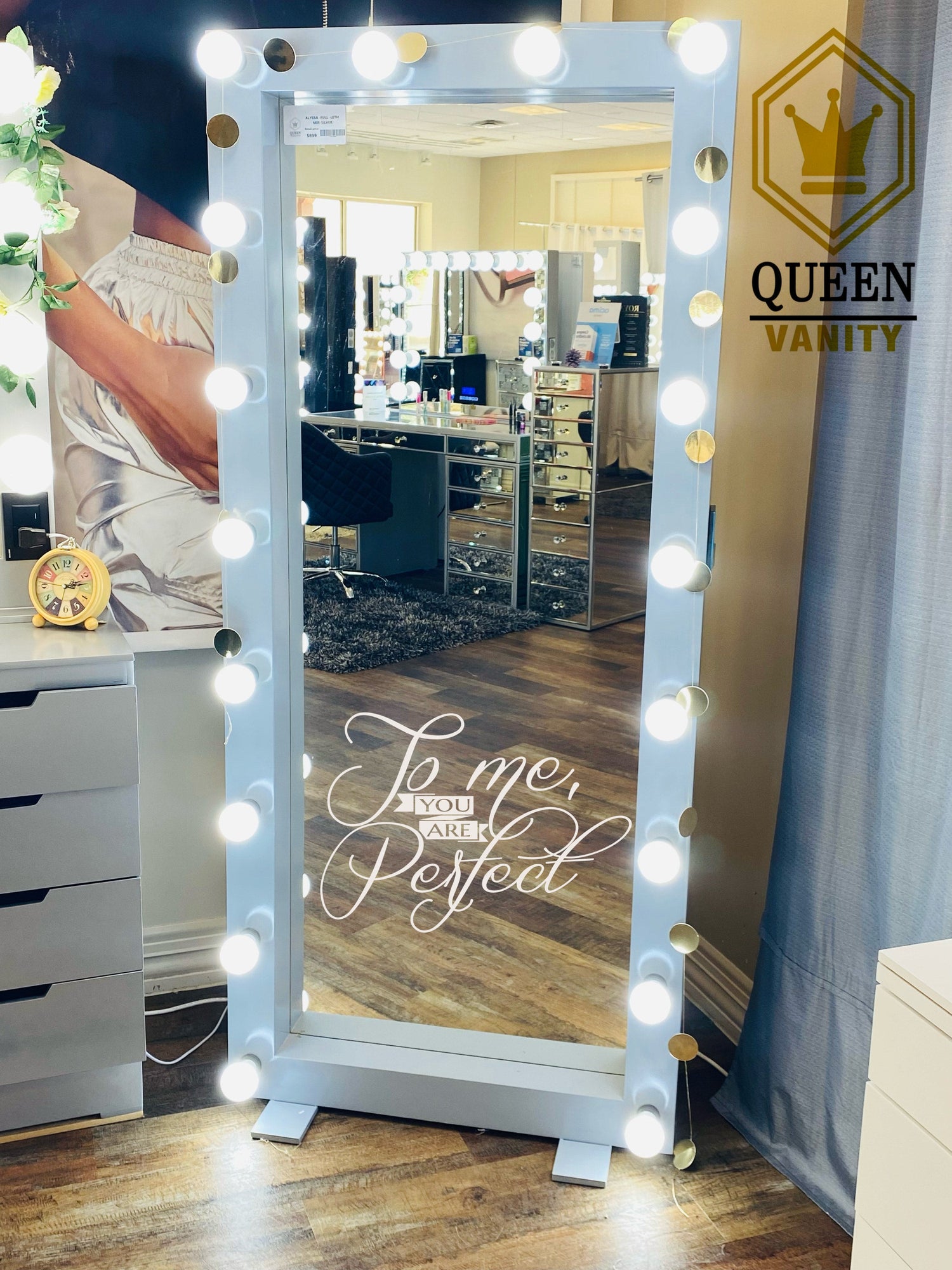 Full Length Mirror Queen Vanity Outlet 