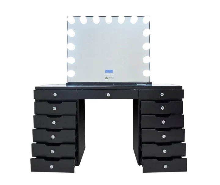 Michelle Hollywood Makeup Vanity Station Queen Vanity Outlet