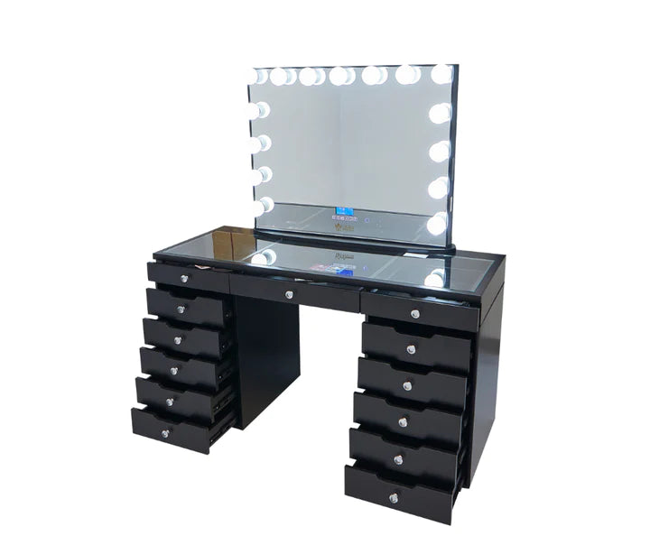 Michelle Hollywood Makeup Vanity Station Queen Vanity Outlet