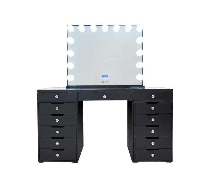 Michelle Hollywood Makeup Vanity Station Queen Vanity Outlet