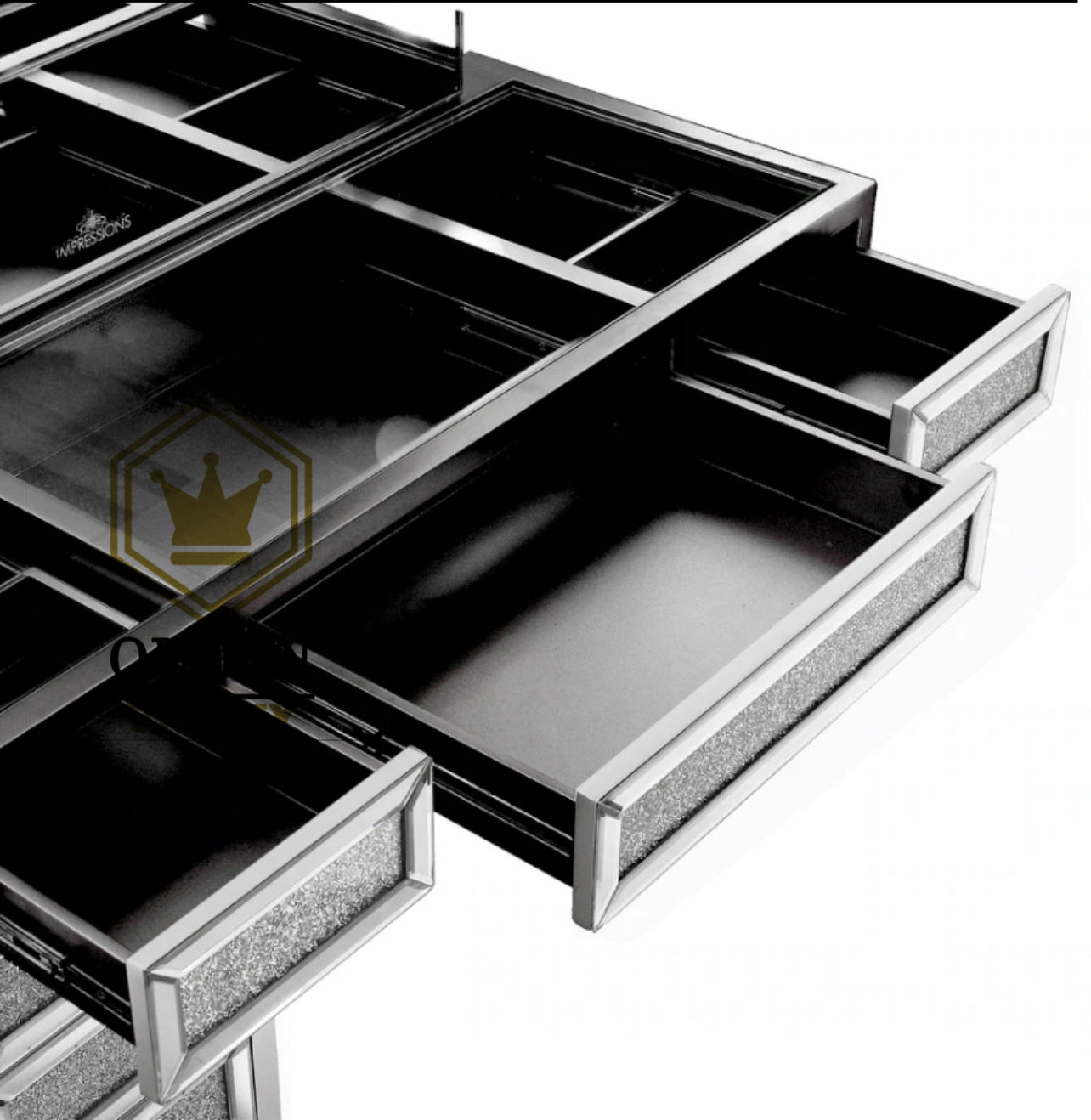 SlayStation® Diamond Edition Vanity Table Black Queen Vanity Outlet