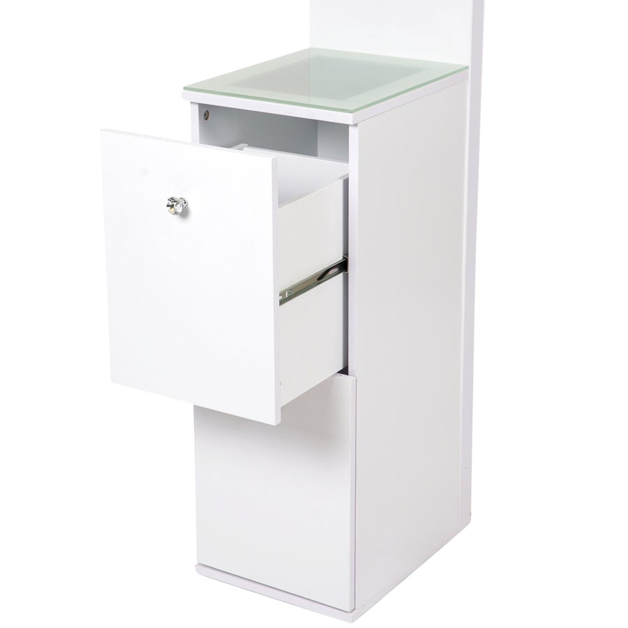 Slaystation® Natalie Column With Drawers Queen Vanity Outlet