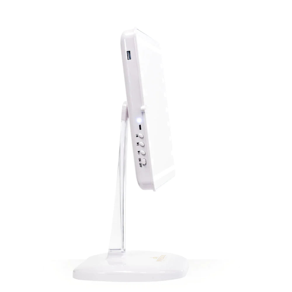 Touch Pro Led Makeup Mirror With Bluetooth Audio+Speakerphone & Usb Charger Queen Vanity Outlet