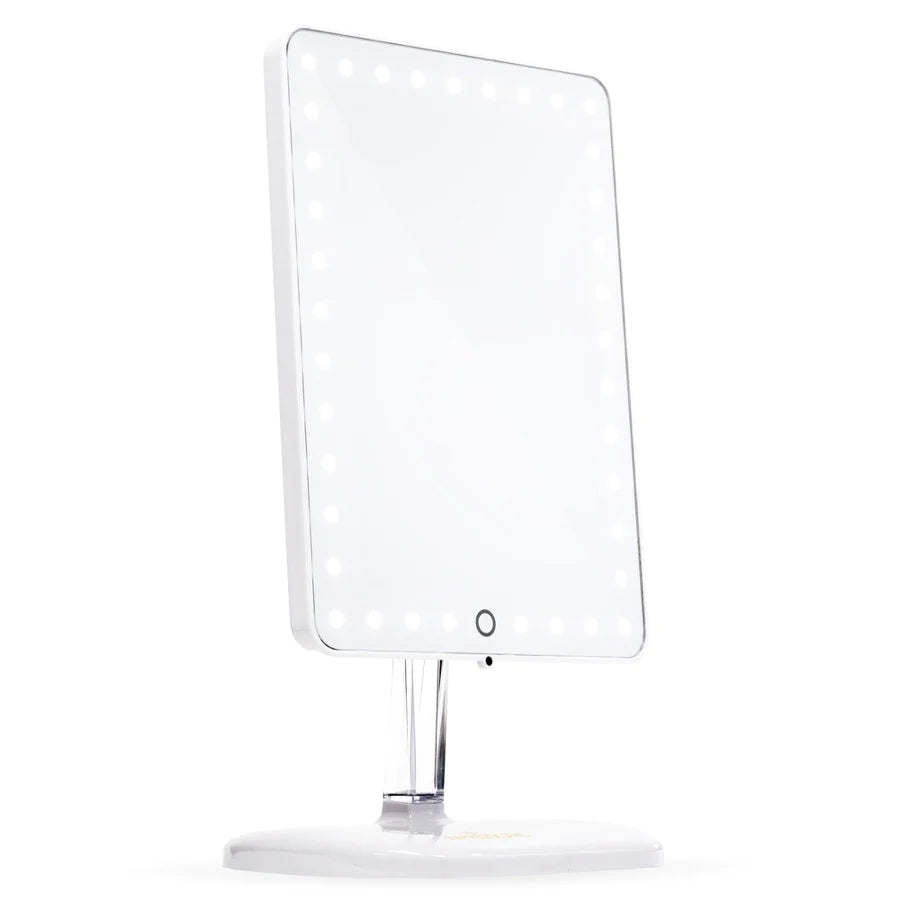 Touch Pro Led Makeup Mirror With Bluetooth Audio+Speakerphone & Usb Charger Queen Vanity Outlet