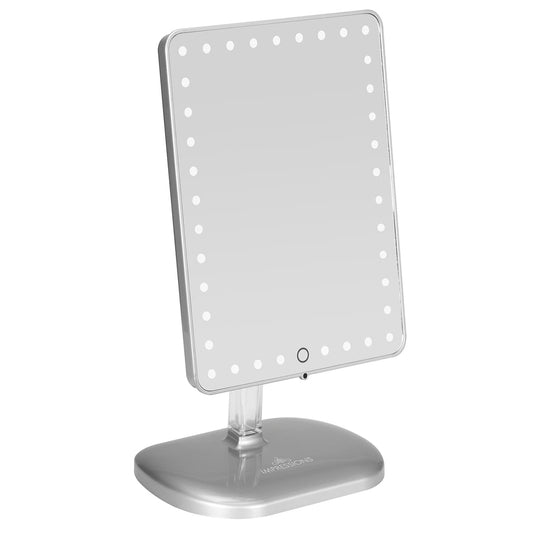 Touch Pro Led Makeup Mirror With Bluetooth Audio+Speakerphone & Usb Charger Queen Vanity Outlet