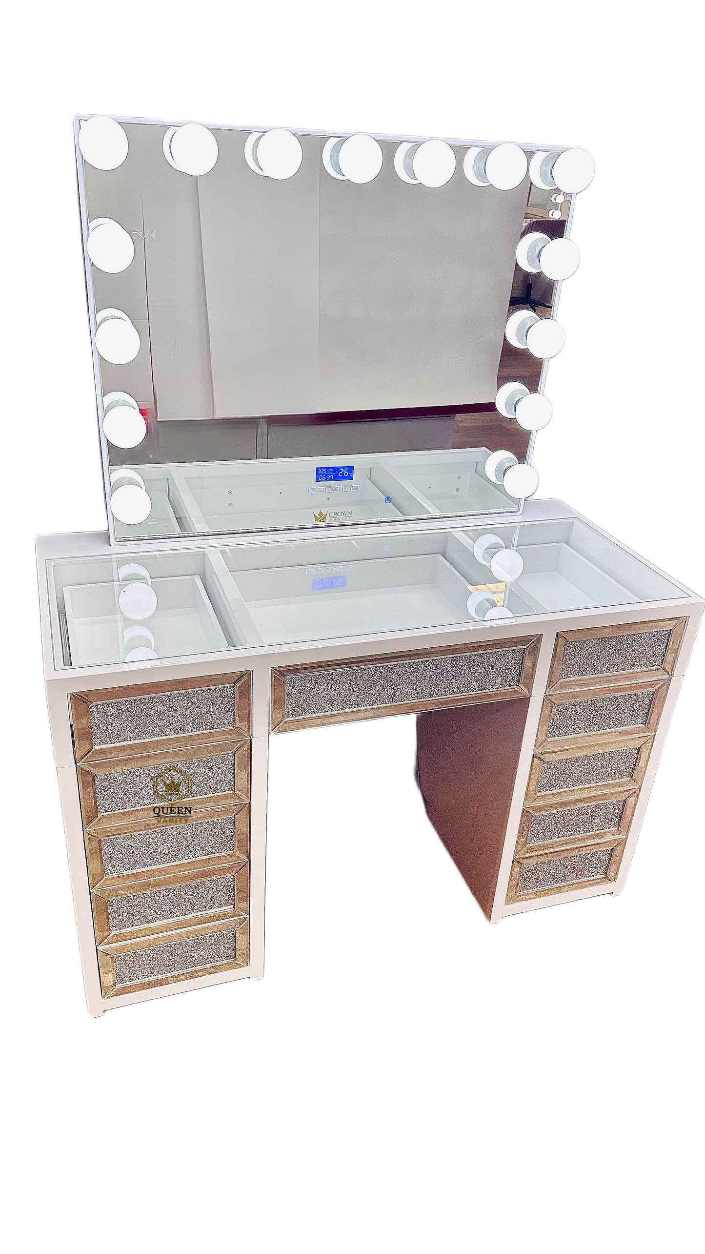 SlayStation® Diamond Edition Vanity Table White