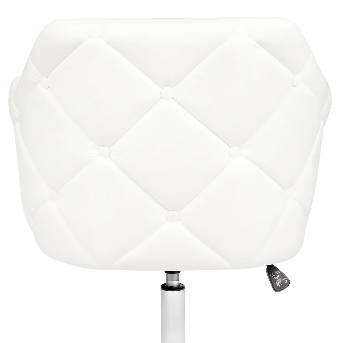 Pearl Tufted Vanity Chair WHITE