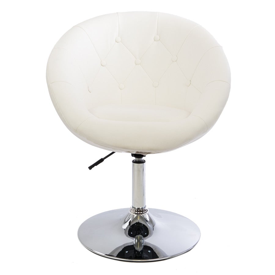 Antoinette Round Tufted Vanity Chair Queen Vanity Outlet 