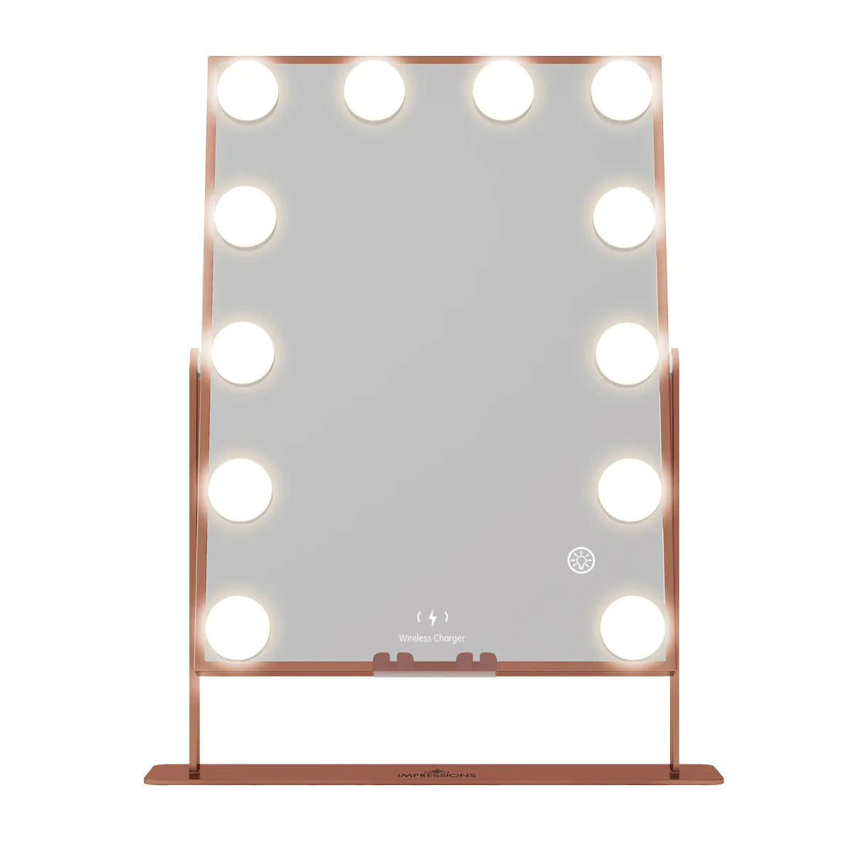 HOLLYWOOD XL TRI-TONE LED MAKEUP MIRROR WITH BLUETOOTH Queen Vanity Outlet 