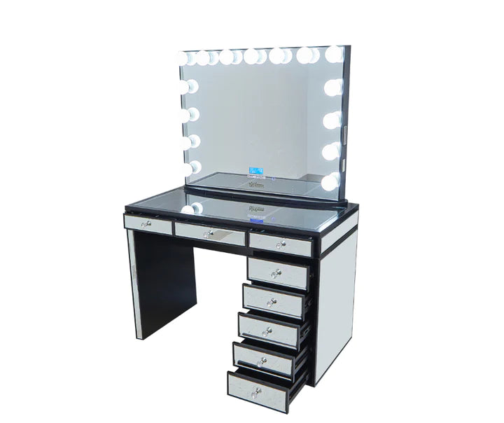 Olivia Hollywood Makeup Vanity Station Queen Vanity Outlet 